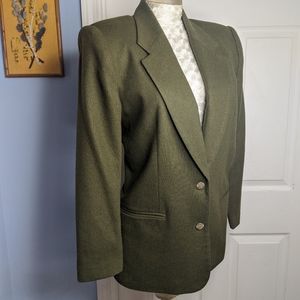 VINTAGE Olive Green Blazer
